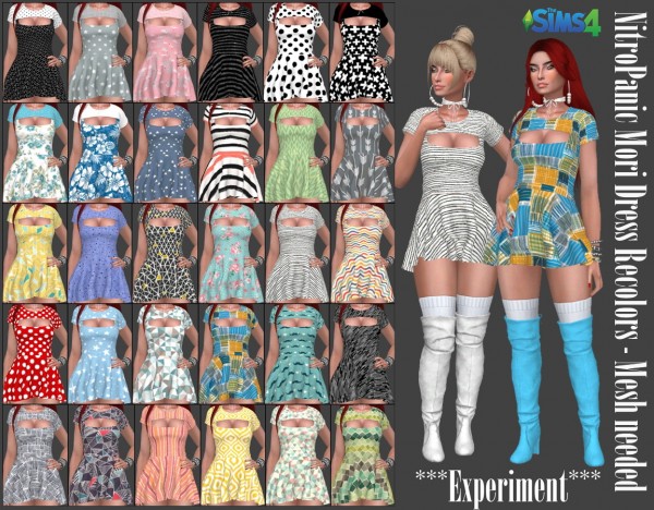  Annett`s Sims 4 Welt: Mori Dress Recolors