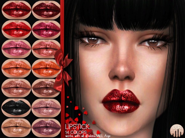  The Sims Resource: Lipstick (ValentineGift) BM13 by busra tr