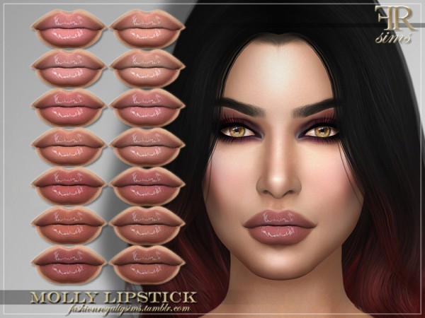  The Sims Resource: Molly Lipstick by FashionRoyaltySims