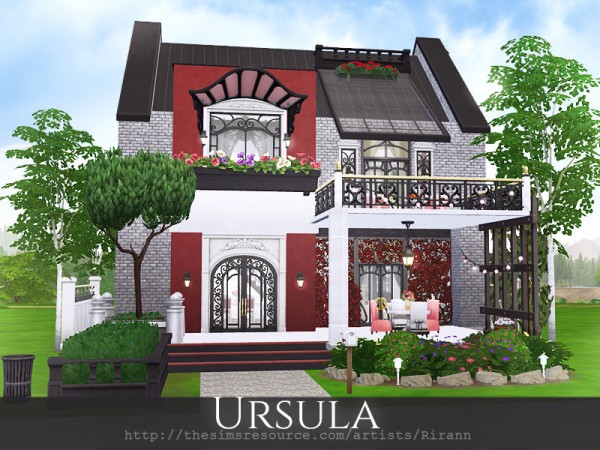 The Sims Resource: Ursula House by Rirann