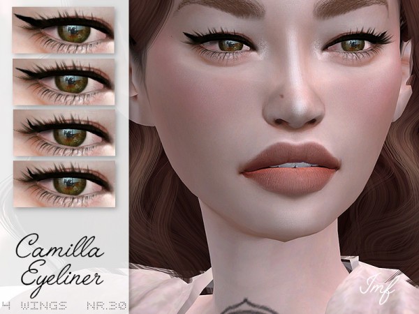 The Sims Resource: Camilla Eyeliner N.30 by IzzieMcFire