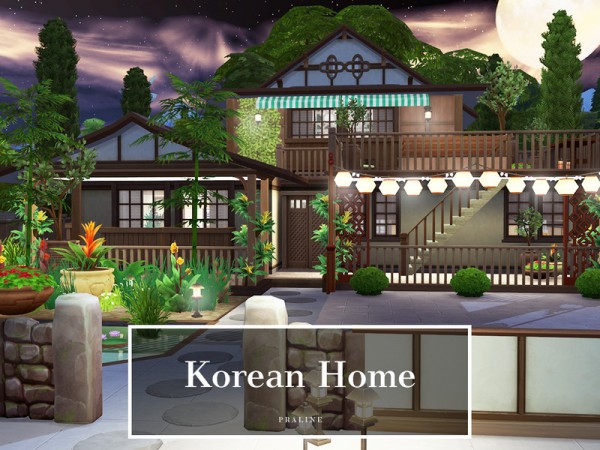  The Sims Resource: Korean Home by Pralinesims