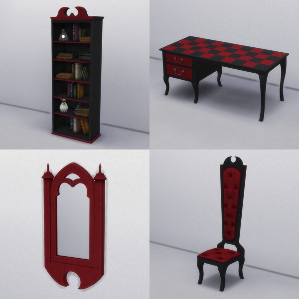  Mod The Sims: Gothic Office by TheJim07