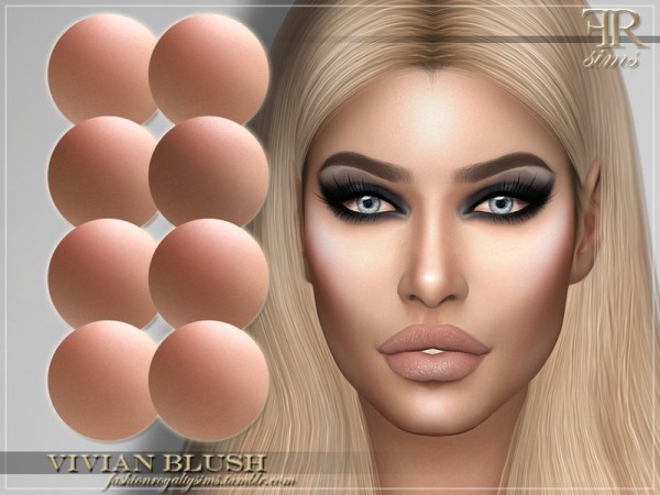  The Sims Resource: FRS Vivian Blush by FashionRoyaltySims
