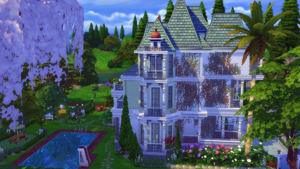 Studio Sims Creation: Painted Lady House • Sims 4 Downloads