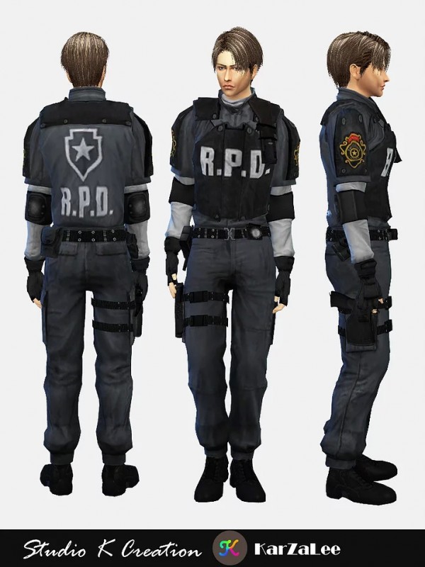  Studio K Creation: Leon S Kennedy R.P.D outfit