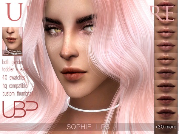  The Sims Resource: Sophie lips by Urielbeaupre