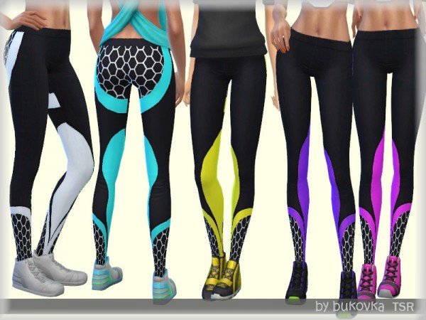  The Sims Resource: Honeycomb Leggings by bukovka