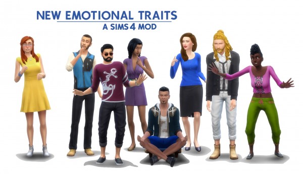  Mod The Sims: New Emotional Traits by kutto