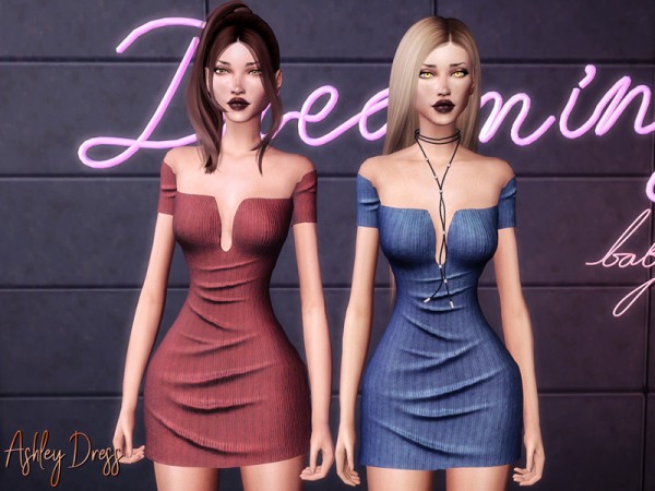  The Sims Resource: Ashley Dress by Genius666