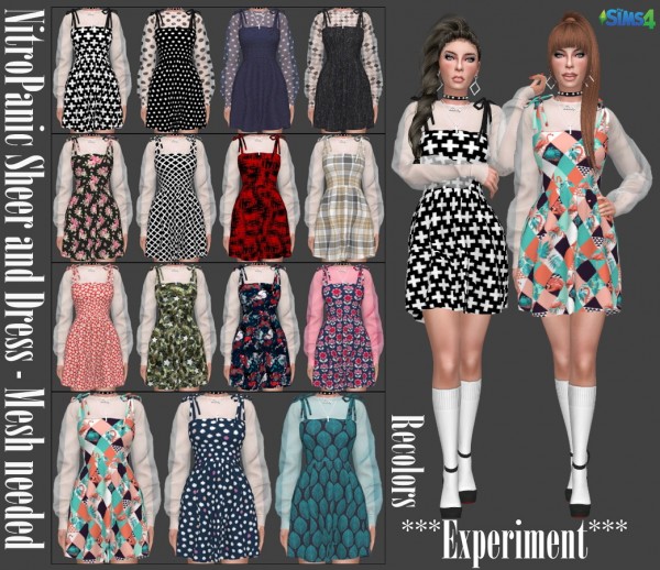  Annett`s Sims 4 Welt: Sheer and Dress Recolors