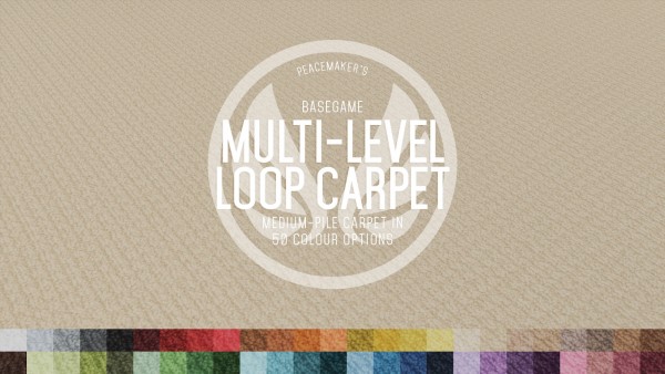 Simsational designs: Multi Level Loop Carpet
