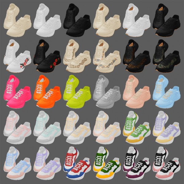MMSIMS: Rhyton Shoes • Sims 4 Downloads