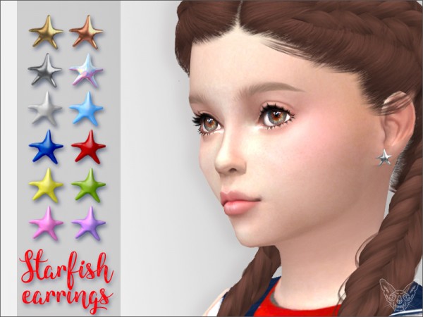  Giulietta Sims: Starfish Earrings For Kids
