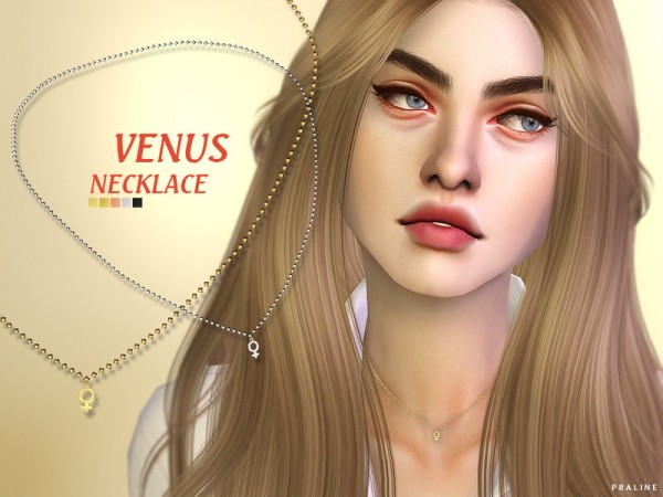  The Sims Resource: Venus Necklace by Pralinesims