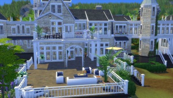  Mod The Sims: Chateau Bellevue   No CC! by Chaosking