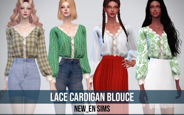  Newen: Lace Cardigan Blouce