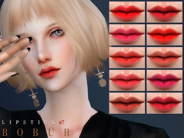  The Sims Resource: Lipstick 67 by Bobur3