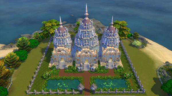 Mod The Sims: Nakara Temple ver.II   Cambodian style roofs by Oo NURSE oO