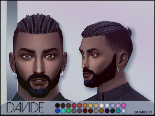  Sims Studio: Davide Hair by mathcope