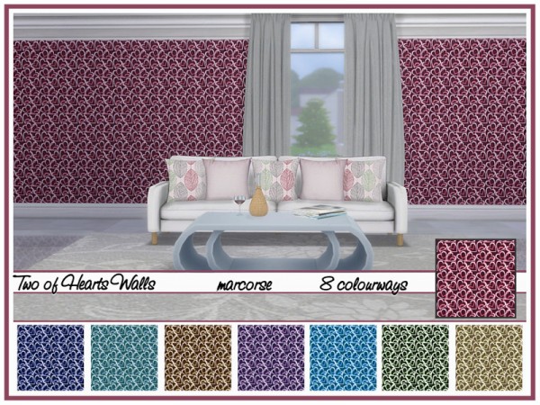  The Sims Resource: Two of Hearts Walls by marcorse