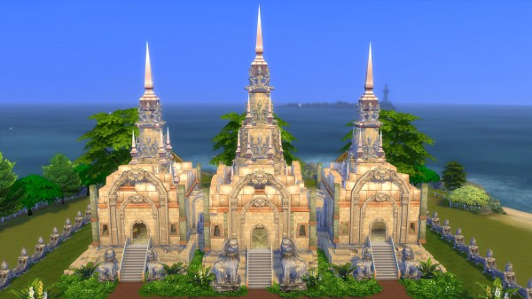  Mod The Sims: Nakara   Thai Temple by Oo NURSE oO