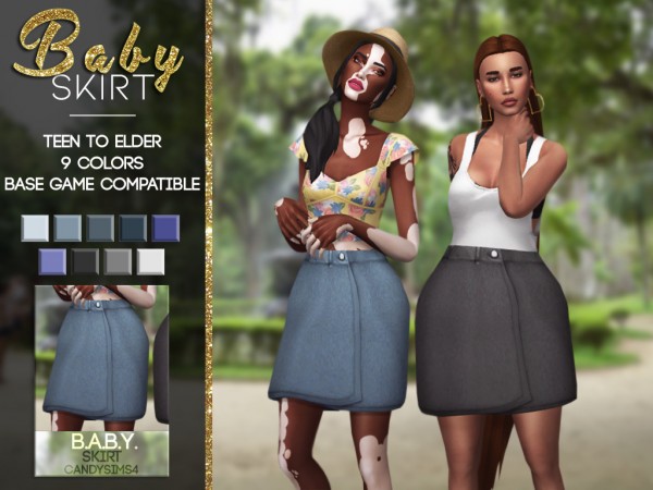  Candy Sims 4: Baby Skirt