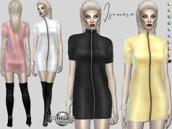  The Sims Resource: Isouera dress by jomsims