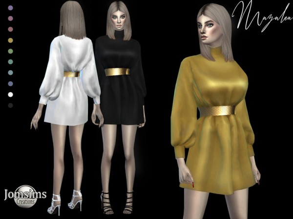  The Sims Resource: Mazalea dress by jomsims
