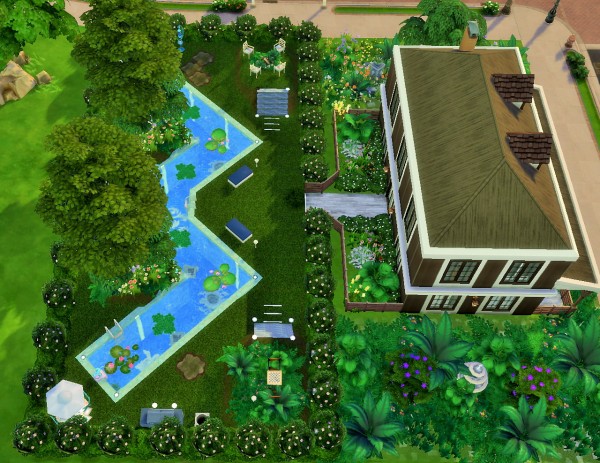  Mod The Sims: Brown and White House by heikeg