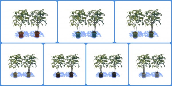  Mod The Sims: 10 Houseplants by simsi45