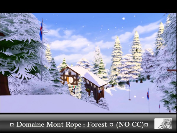  Mod The Sims: Winter Vacancy Domaine of Mont Rope Slopes by tsukasa31