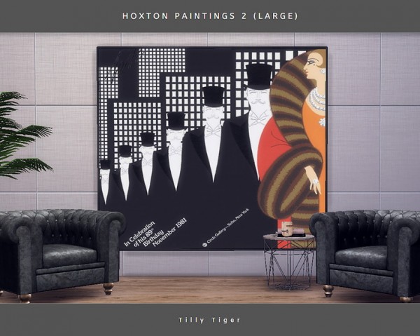  Blooming Rosy: Hoxton large paintings