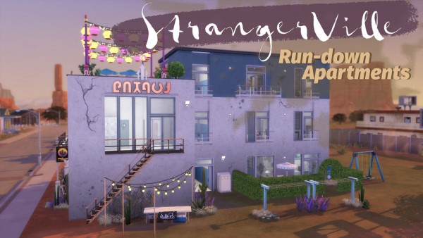  Gravy Sims: StrangerVille Run down Apartments