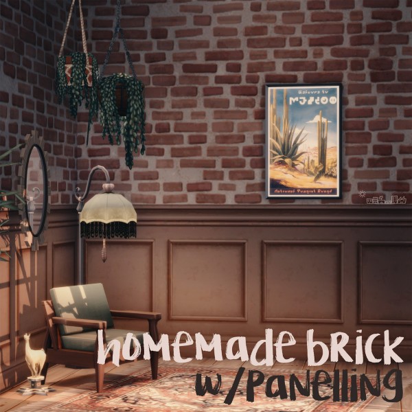  Picture Amoebae: Homedade Brick With Pannelling and Starboard with Panelling