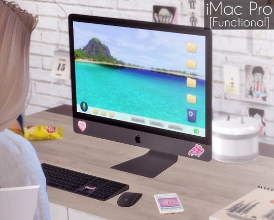  Descargas Sims: Functional iMac Pro