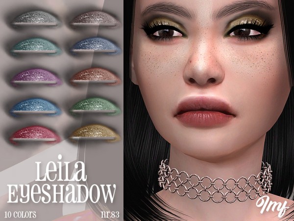 The Sims Resource: Leila Eyeshadow N.83 by IzzieMcFire