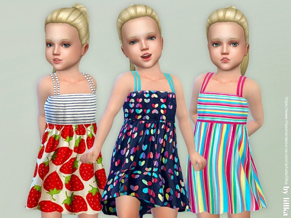  The Sims Resource: Toddler Dresses Collection P84 by lillka