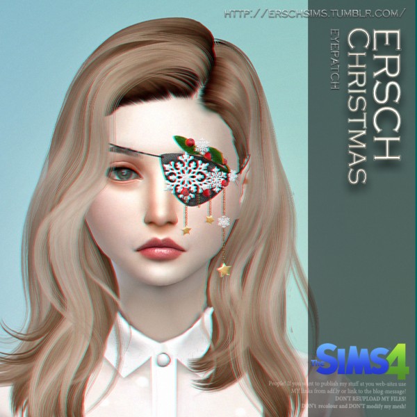  ErSch Sims: Christmas Eyepatch