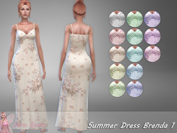  The Sims Resource: Summer Dress Brenda 1 by Jaru Sims