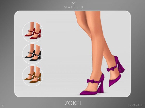  The Sims Resource: Madlen Zokel Shoes by MJ95