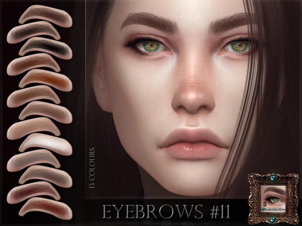  The Sims Resource: Eyebrows 11 by RemusSirion