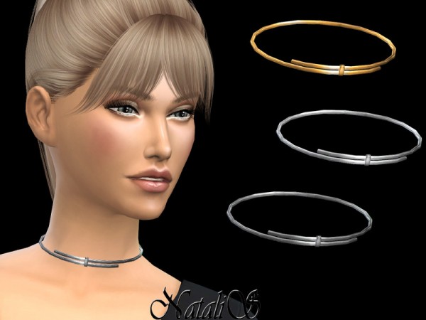  The Sims Resource: Crossover choker by NataliS