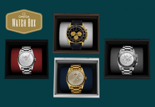 Leo 4 Sims: Omega Watch Boxes