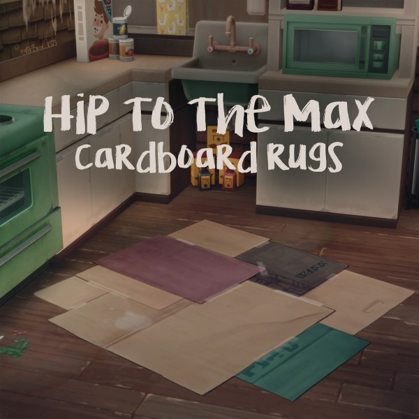 Picture Amoebae: Hip To The Max Cardboard Rugs