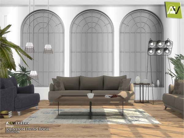  The Sims Resource: Johnston Livingroom by ArtVitalex