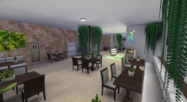  Mod The Sims: Green World Restaurant by Wild Lucy