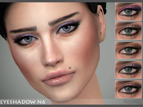  The Sims Resource: Eyeshadow N6 by Seleng