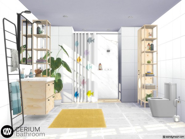  The Sims Resource: Cerium Bathroom by wondymoon