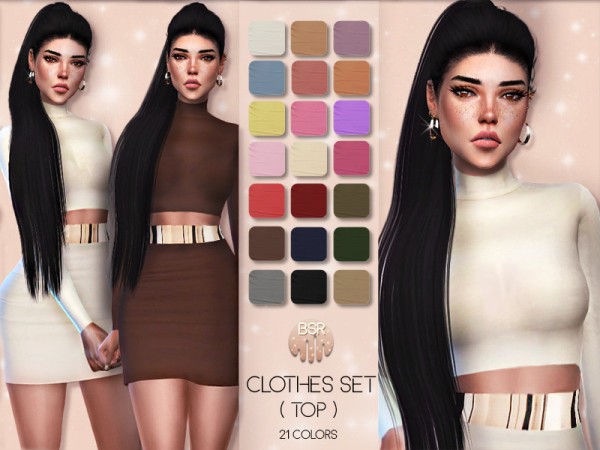  The Sims Resource: Clothes SET 01 Top by busra tr